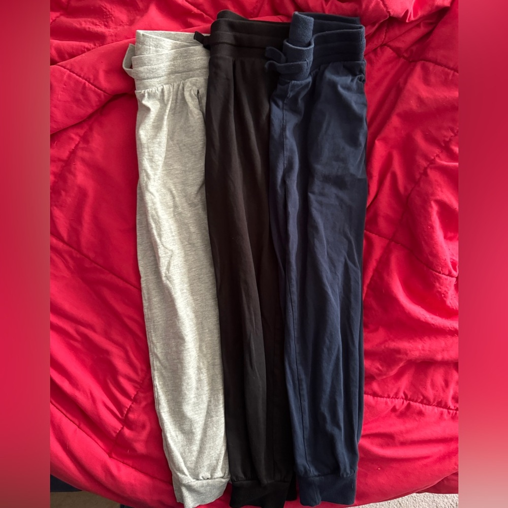 H&M Boys 3- Packs Jogger Pants- Size 8